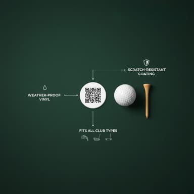 Sticker placed near the grip